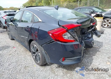 2017 Honda Civic Ex-T from USA, damaged, VIN 19XFC1F38HE009265